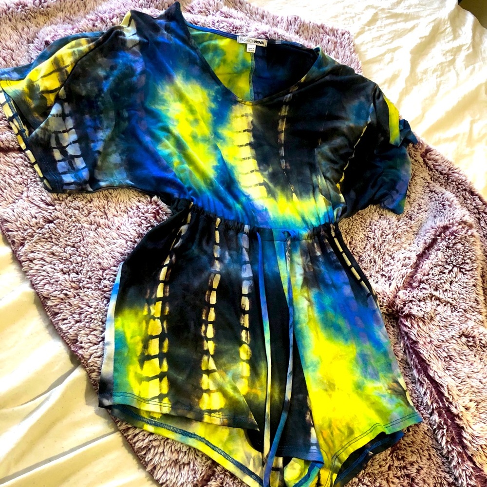 Tie-dye romper